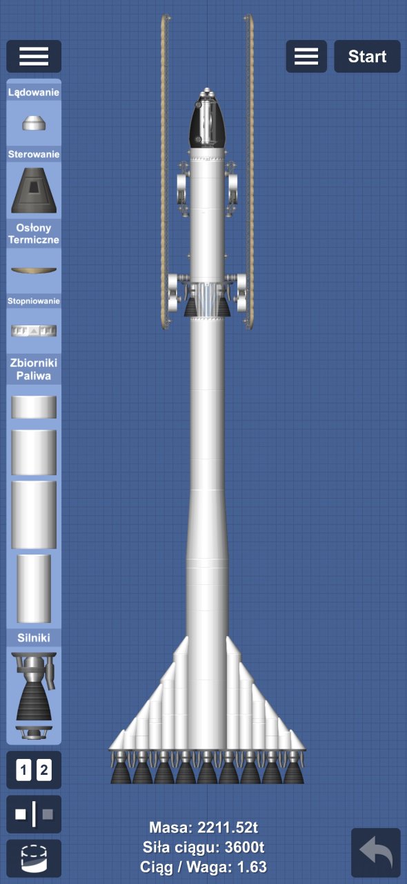 rocket with rover for venus Spaceflight Simulator