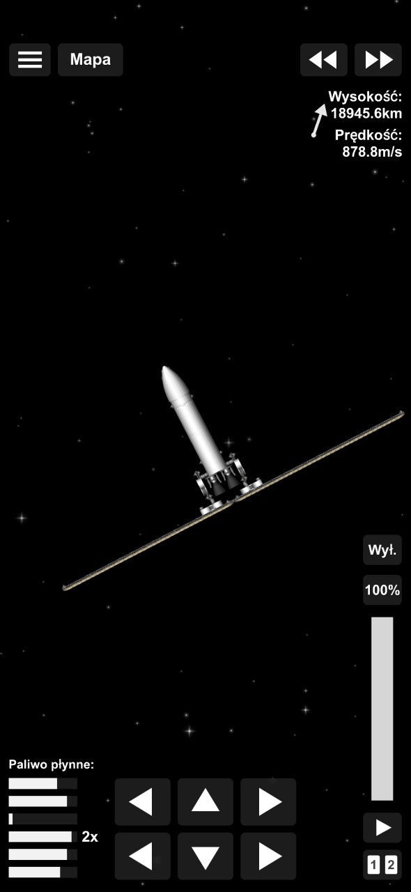 rocket with rover for venus Spaceflight Simulator