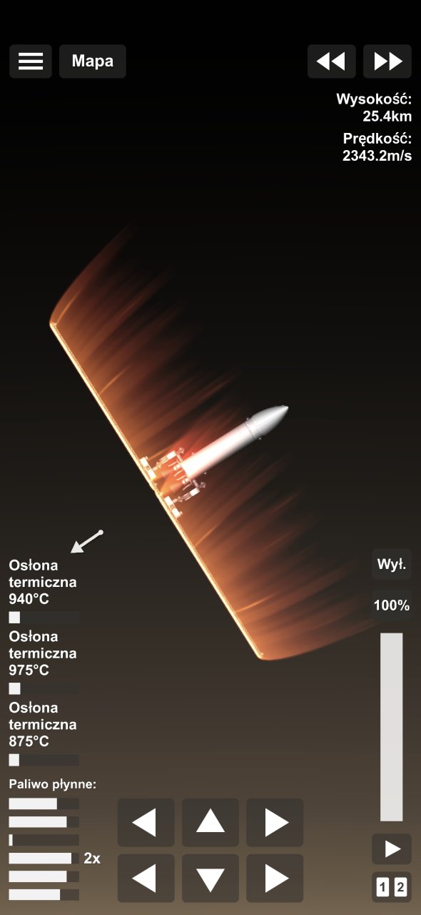 rocket with rover for venus Spaceflight Simulator