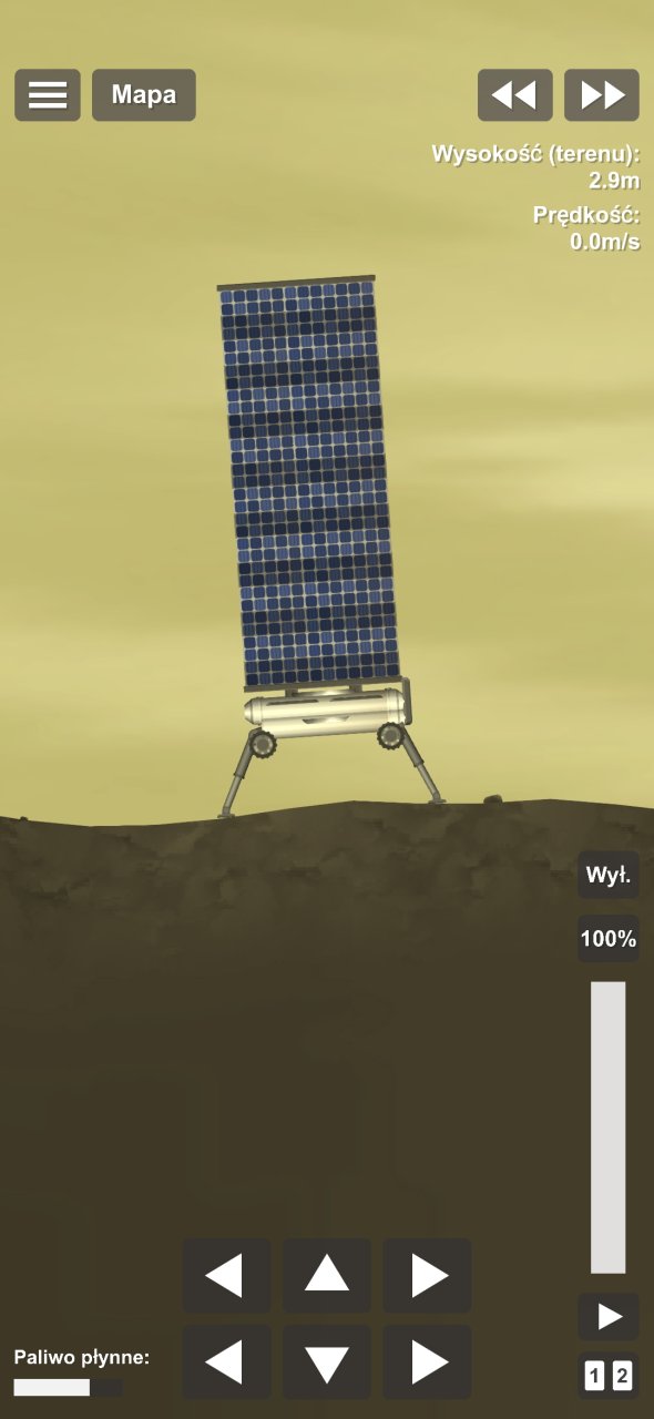 rocket with rover for venus Spaceflight Simulator
