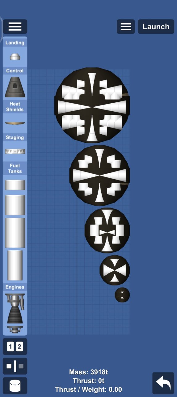 Round fuel tank Spaceflight Simulator
