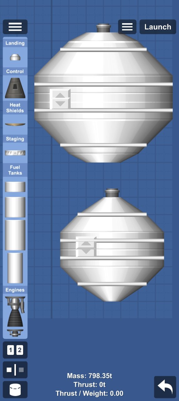 Round fuel tank [v2] (nodlc) Spaceflight Simulator