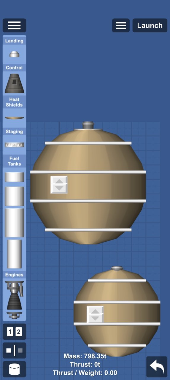 Round fuel tank [v2] (nodlc) Spaceflight Simulator