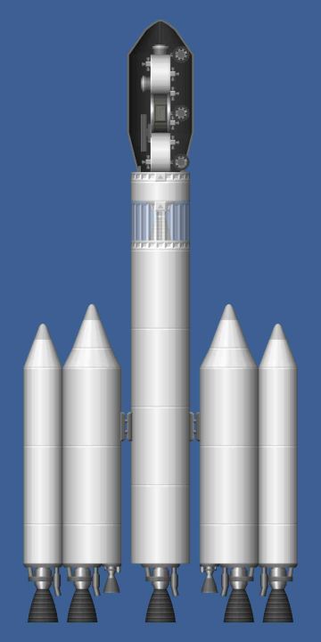 Rover Delivery Rocket(non-DLC) Blueprint for Spaceflight Simulator / SFS BP