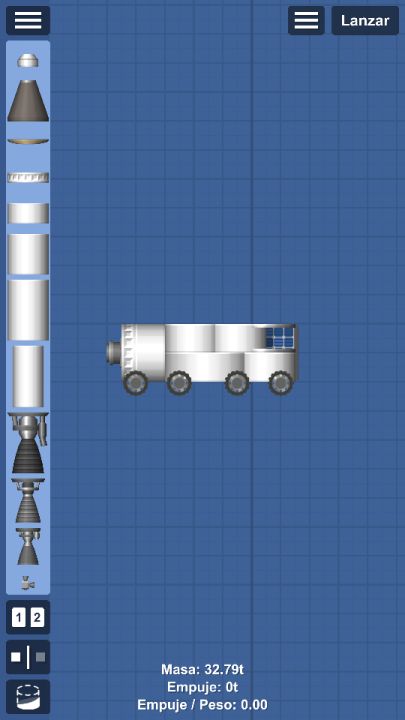 Rover free ver Blueprint for Spaceflight Simulator / SFS BP