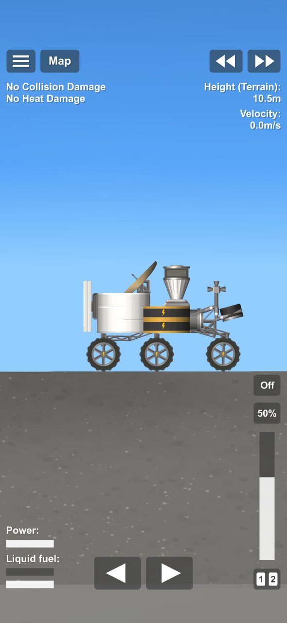 Rover launcher Spaceflight Simulator