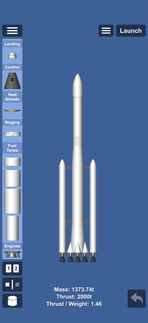 Rover launcher Spaceflight Simulator