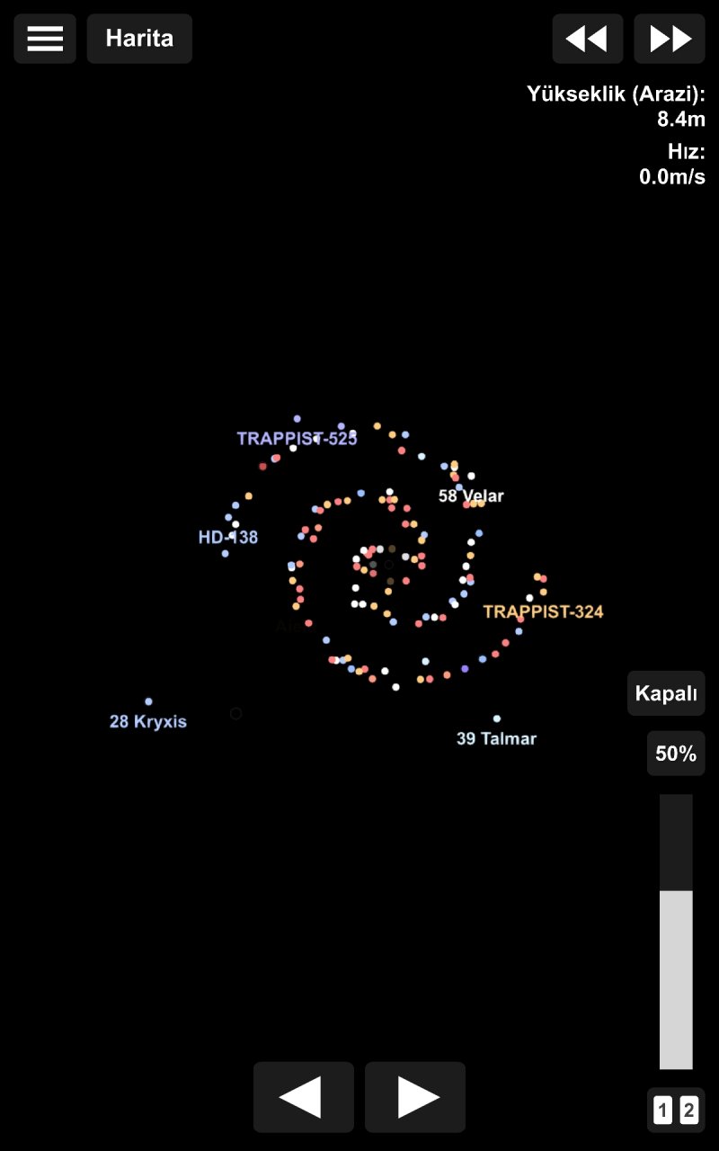 Samanyolu[]Milky way Spaceflight Simulator