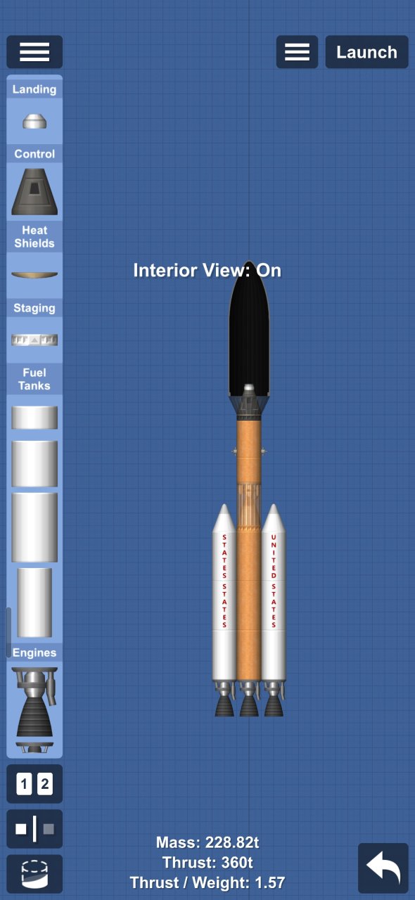 Satalite rocket no satelite Spaceflight Simulator