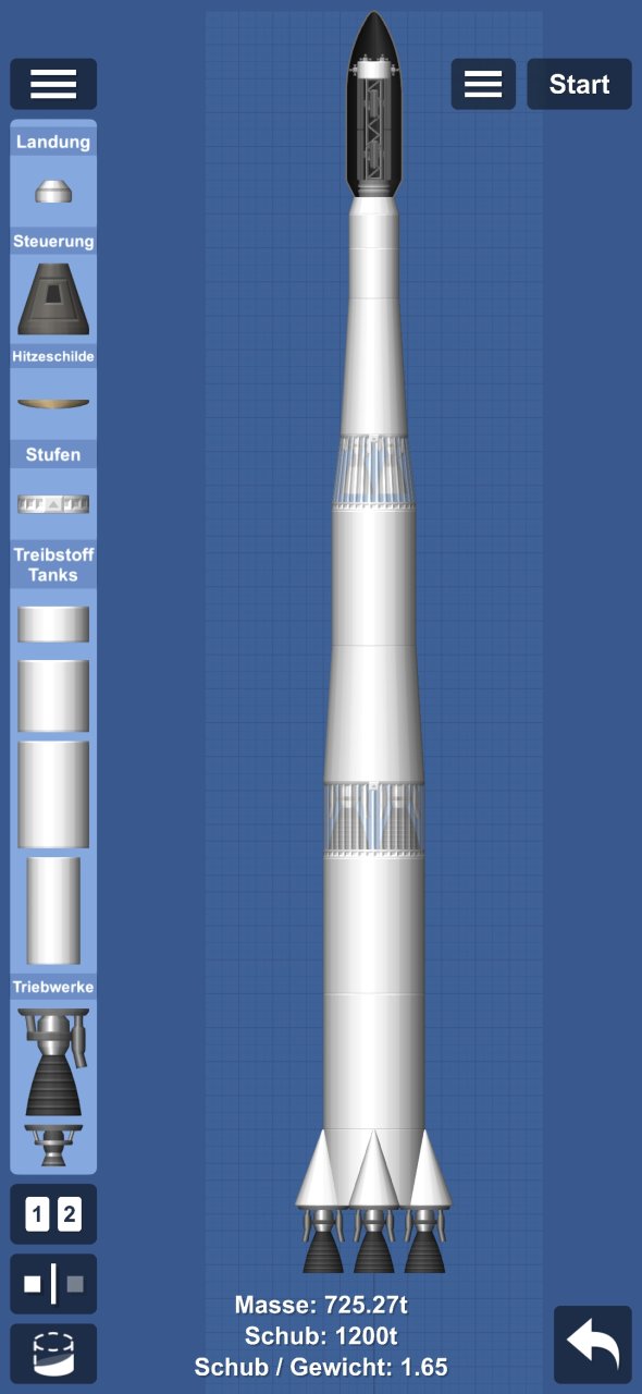 Satelite with rocket Spaceflight Simulator