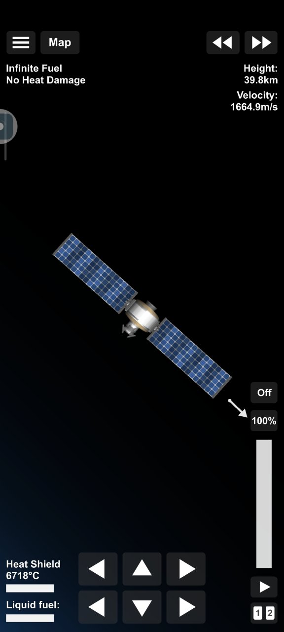 Satellite upgraded Spaceflight Simulator