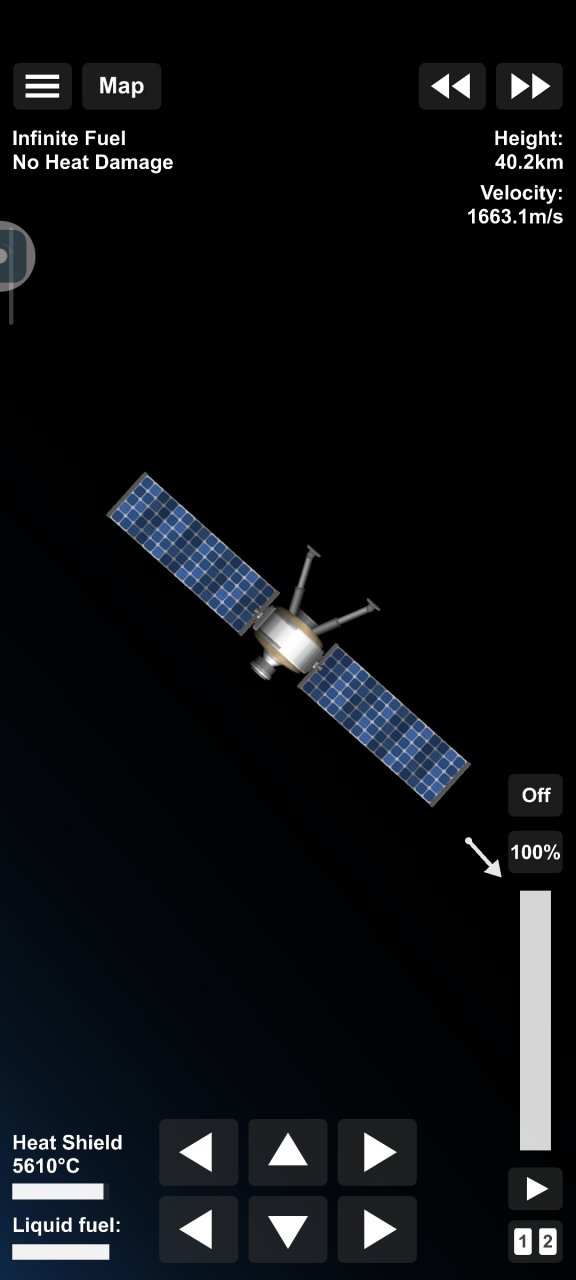 Satellite upgraded Spaceflight Simulator