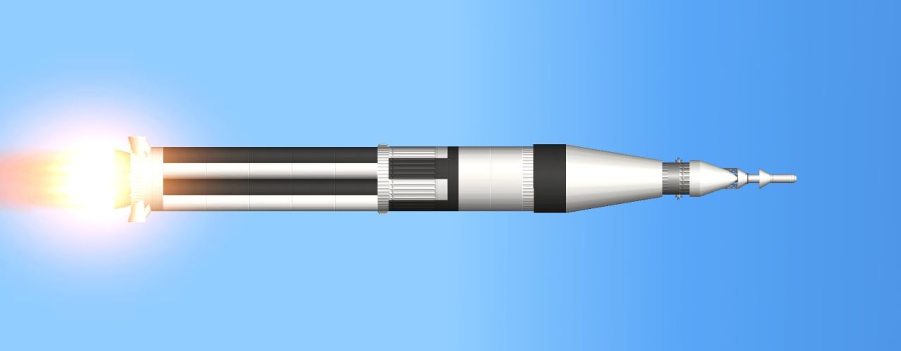 Saturn 1-B Blueprint for Spaceflight Simulator / SFS BP