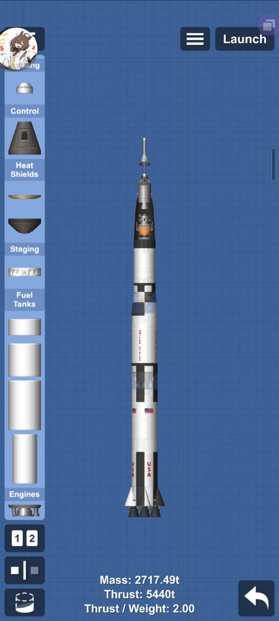 Saturn 5 Spaceflight Simulator