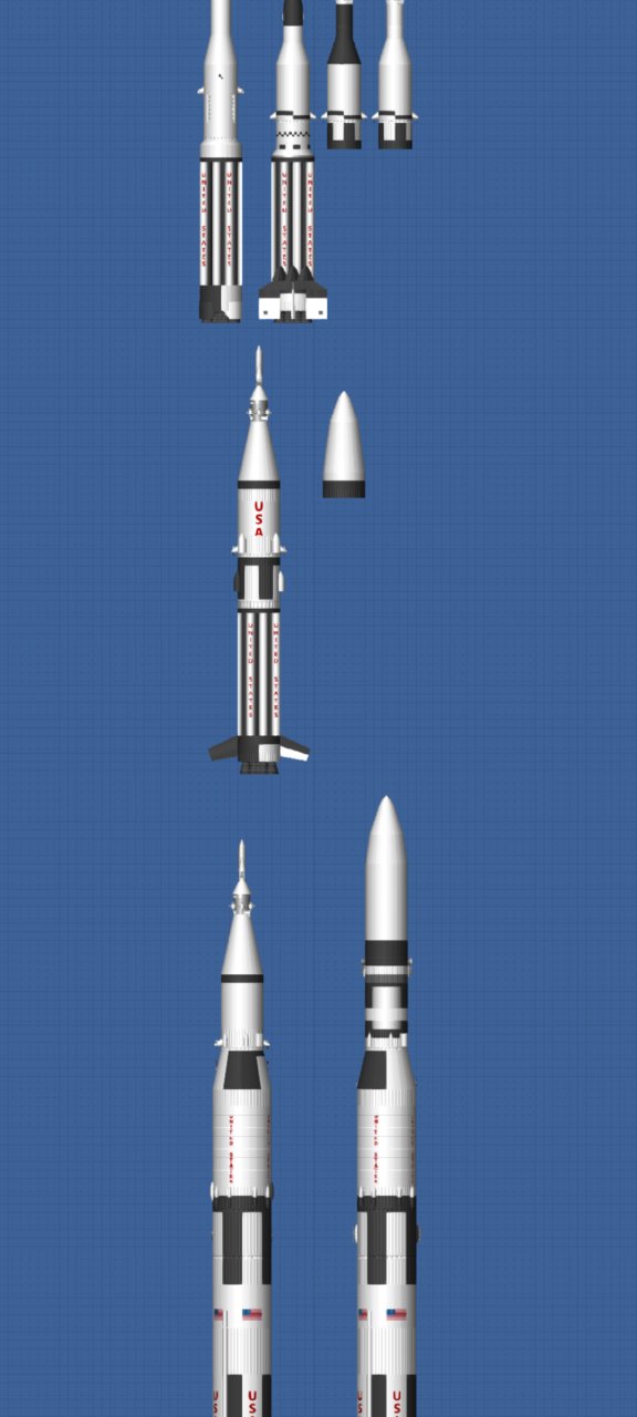 Saturn Rocket family Spaceflight Simulator