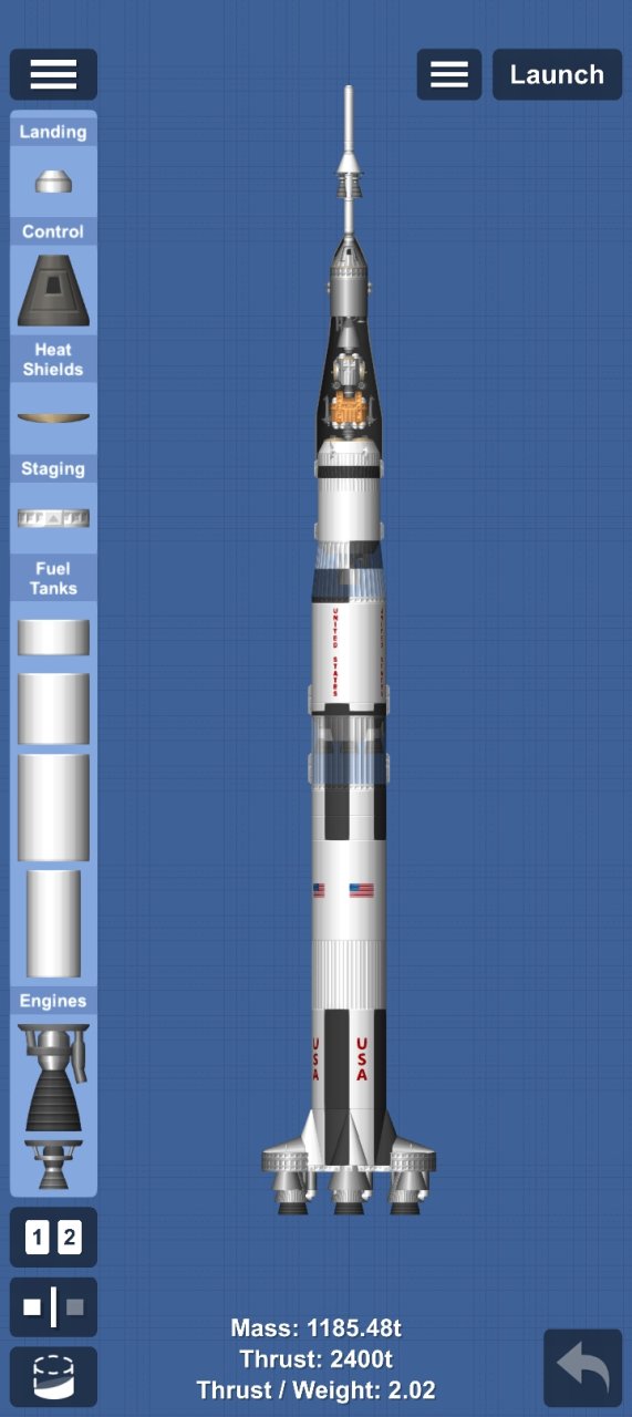 Saturn V for Spaceflight Simulator
