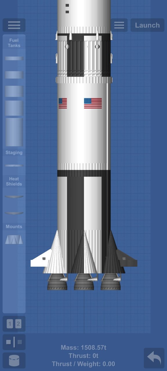 Saturn V (1:100) Spaceflight Simulator