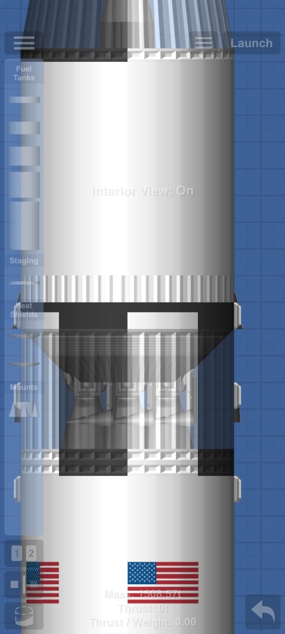 Saturn V (1:100) Spaceflight Simulator