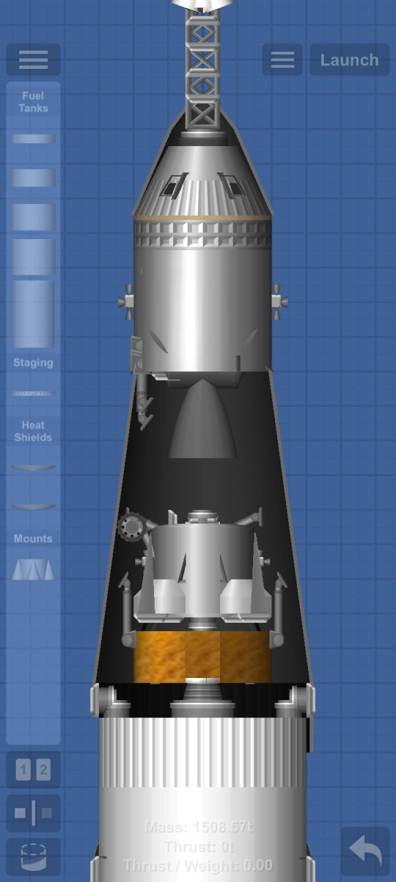 Saturn V (1:100) Spaceflight Simulator