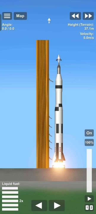 Saturn V [2021] Blueprint for Spaceflight Simulator / SFS BP