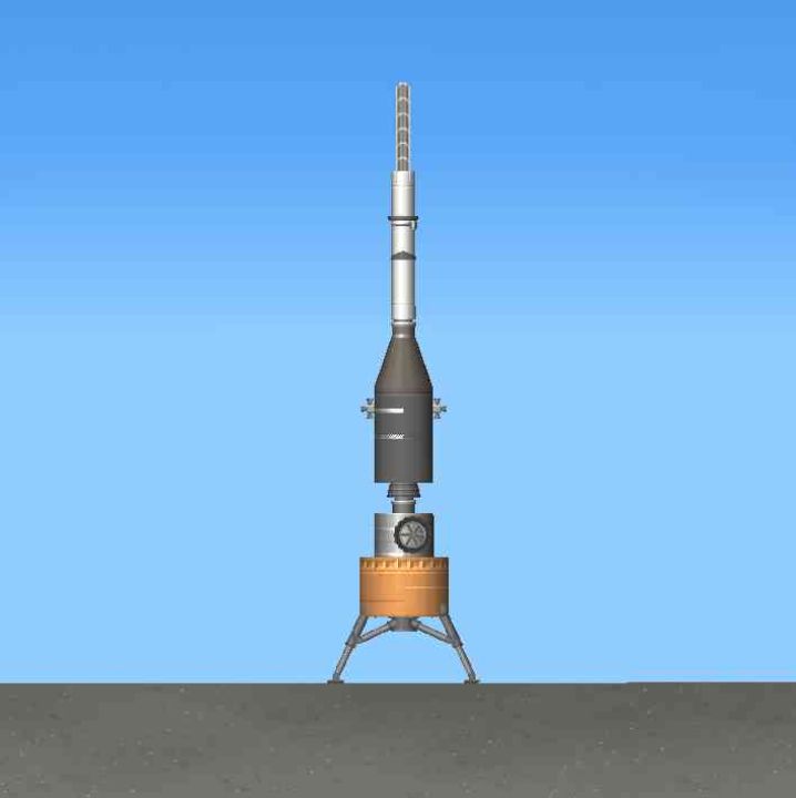 Saturn V Blueprint for Spaceflight Simulator / SFS BP