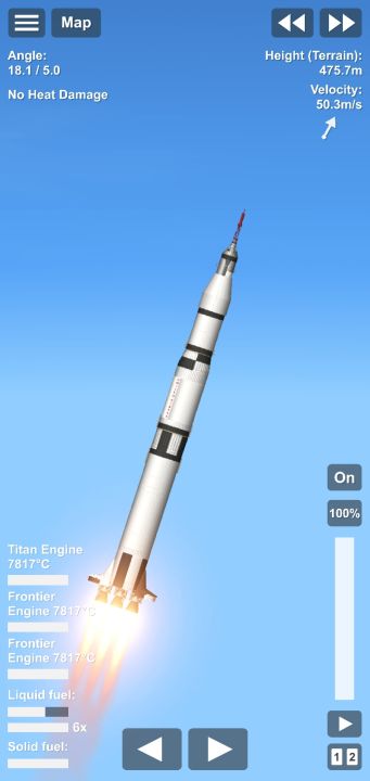 Saturn V Blueprint for Spaceflight Simulator / SFS BP