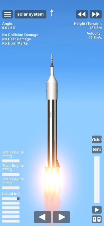 Saturn v Blueprint for Spaceflight Simulator / SFS BP