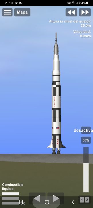 Saturn V Blueprint for Spaceflight Simulator / SFS BP