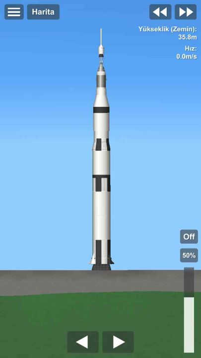 Saturn V Blueprint for Spaceflight Simulator / SFS BP