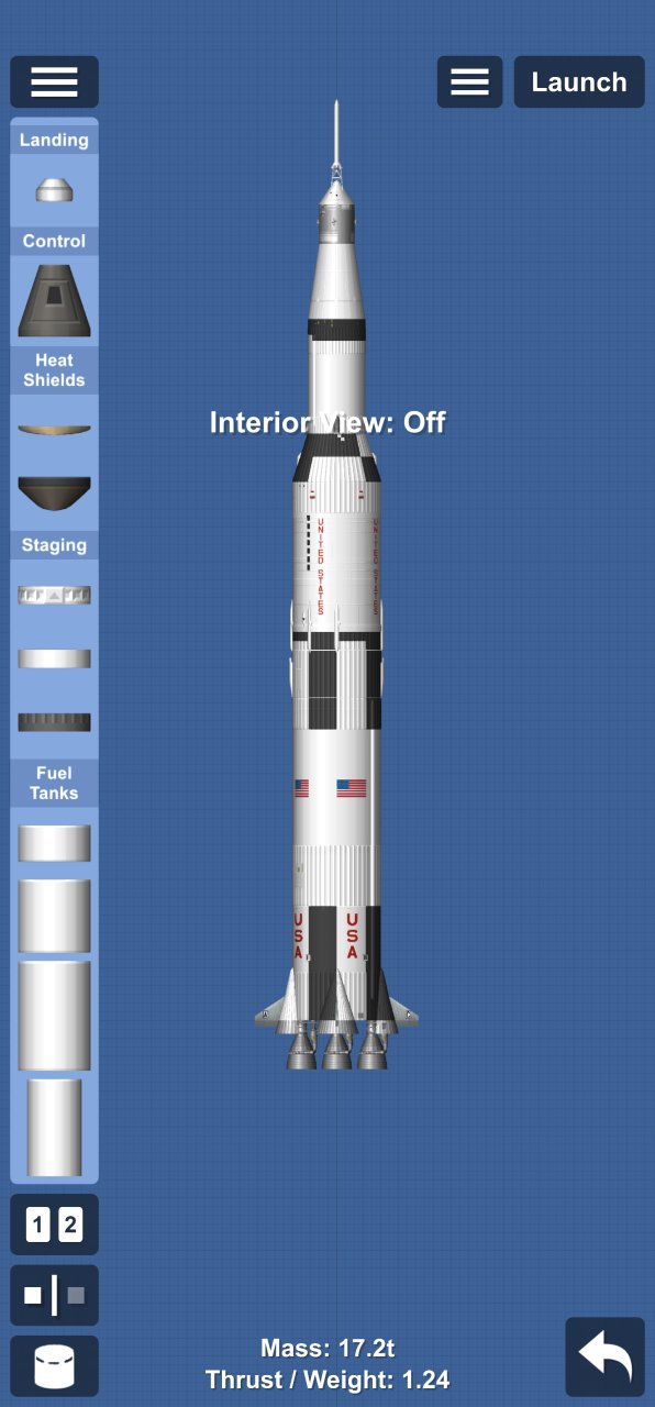 Saturn V Spaceflight Simulator