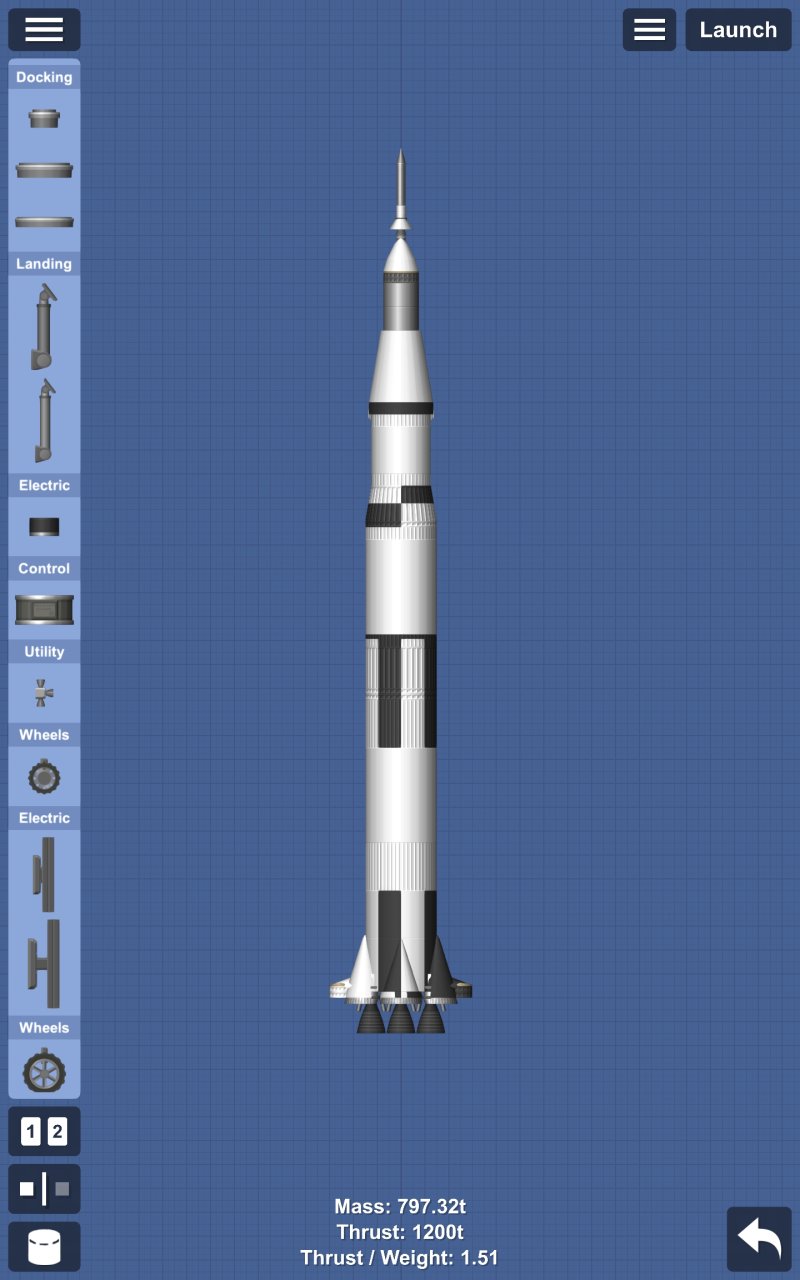 Saturn v Spaceflight Simulator