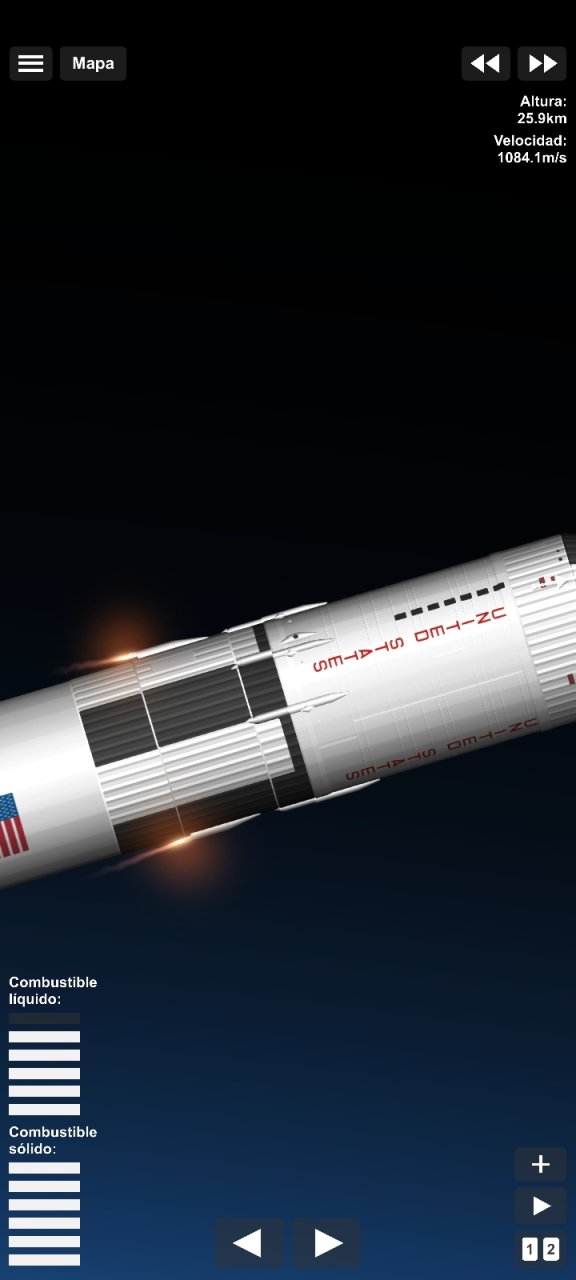 Saturn V and launch pad Spaceflight Simulator