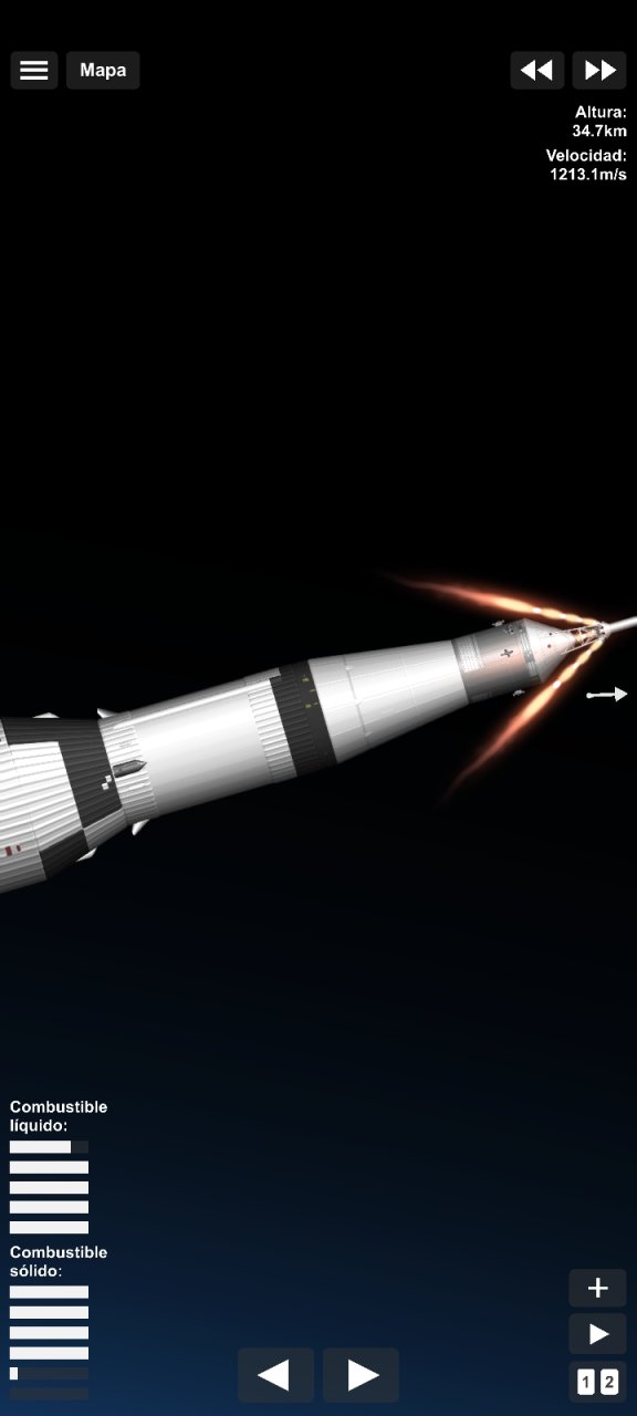 Saturn V and launch pad Spaceflight Simulator