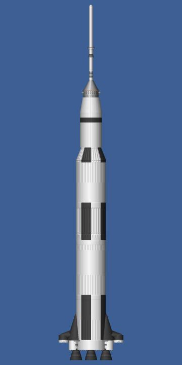 Saturn V Apollo for Spaceflight Simulator • SFS UNIVERSE