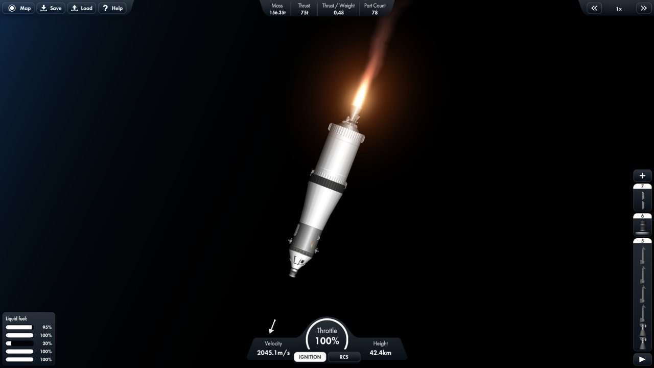 Saturn V (Apollo 11) Spaceflight Simulator