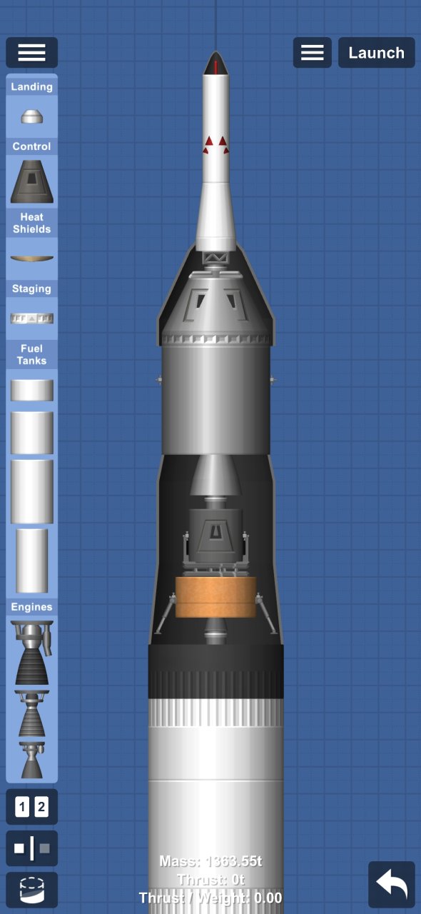 saturn V (Apollo) Spaceflight Simulator