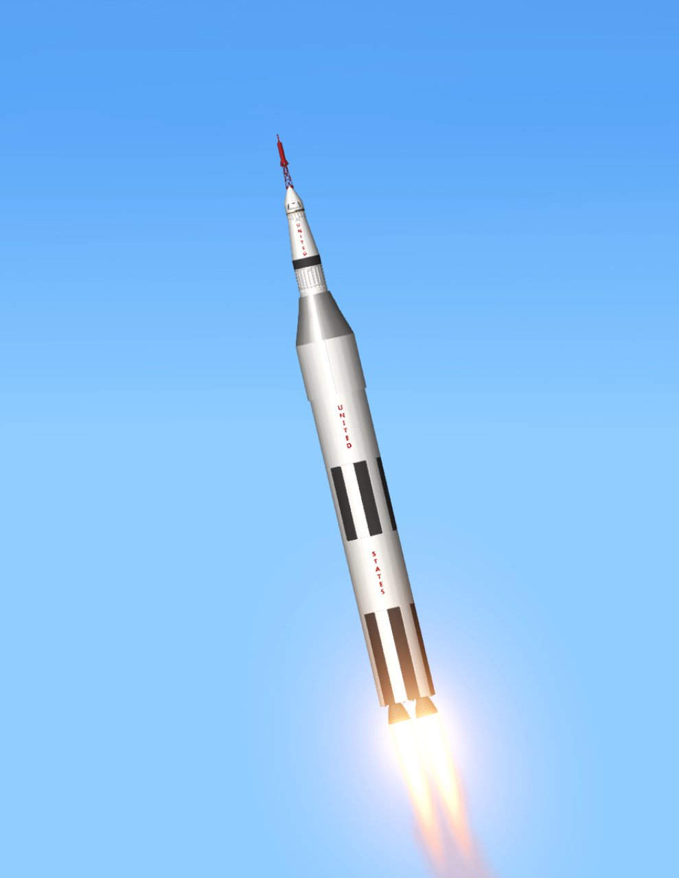 Saturn-V Apolo missions Spaceflight Simulator