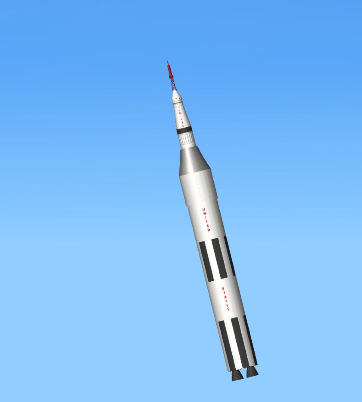 Saturn-V Apolo missions Spaceflight Simulator