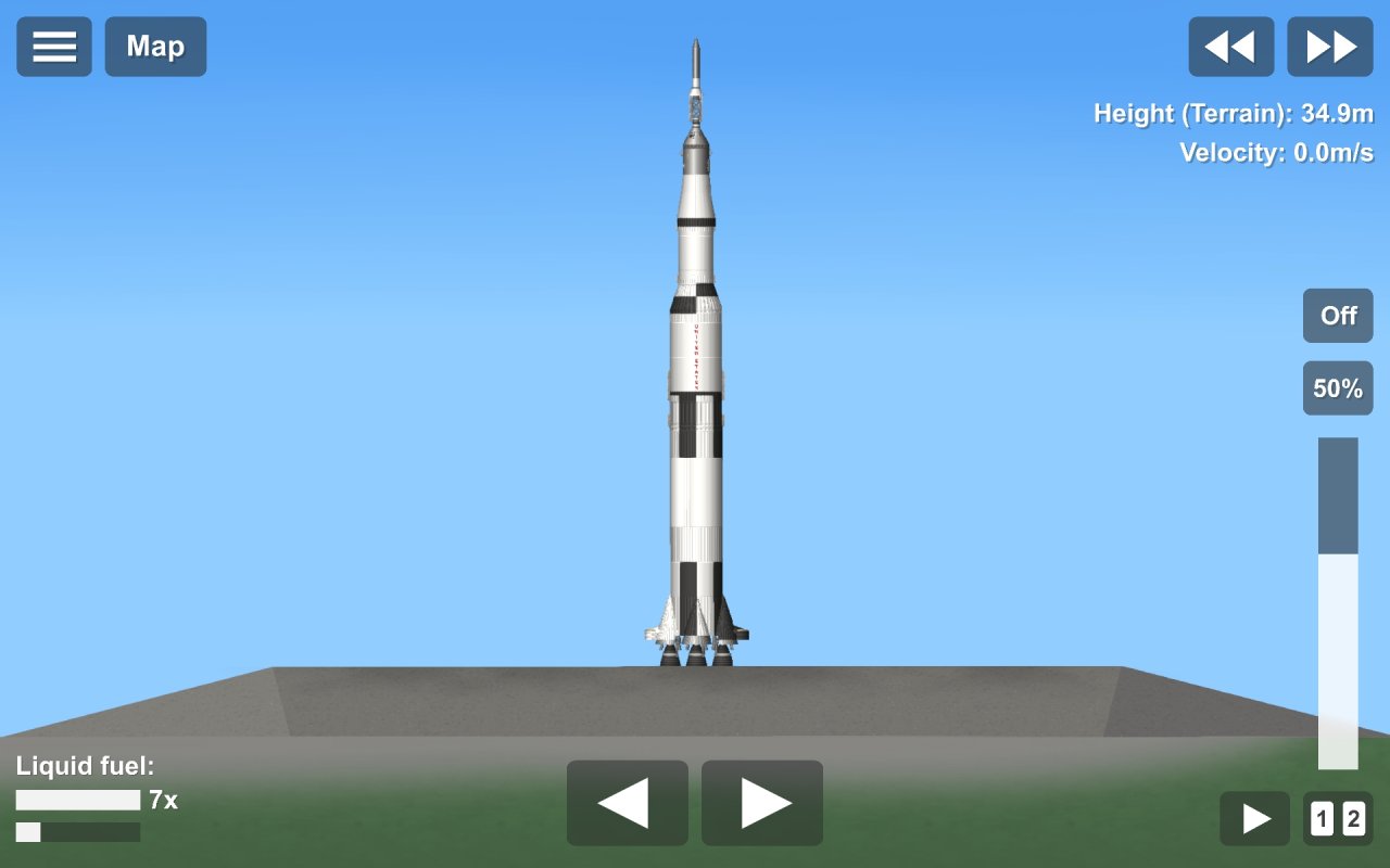 Saturn V (Hyper realism) Spaceflight Simulator