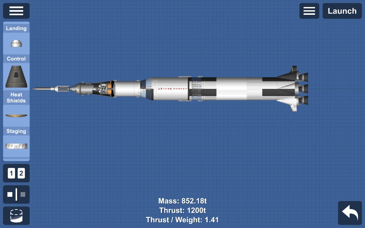 Saturn V (Hyper realism) Spaceflight Simulator