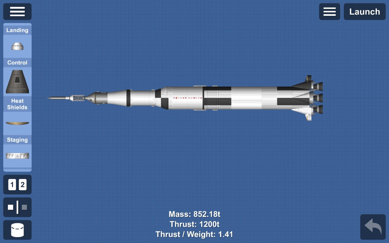 Saturn V (Hyper realism) Spaceflight Simulator
