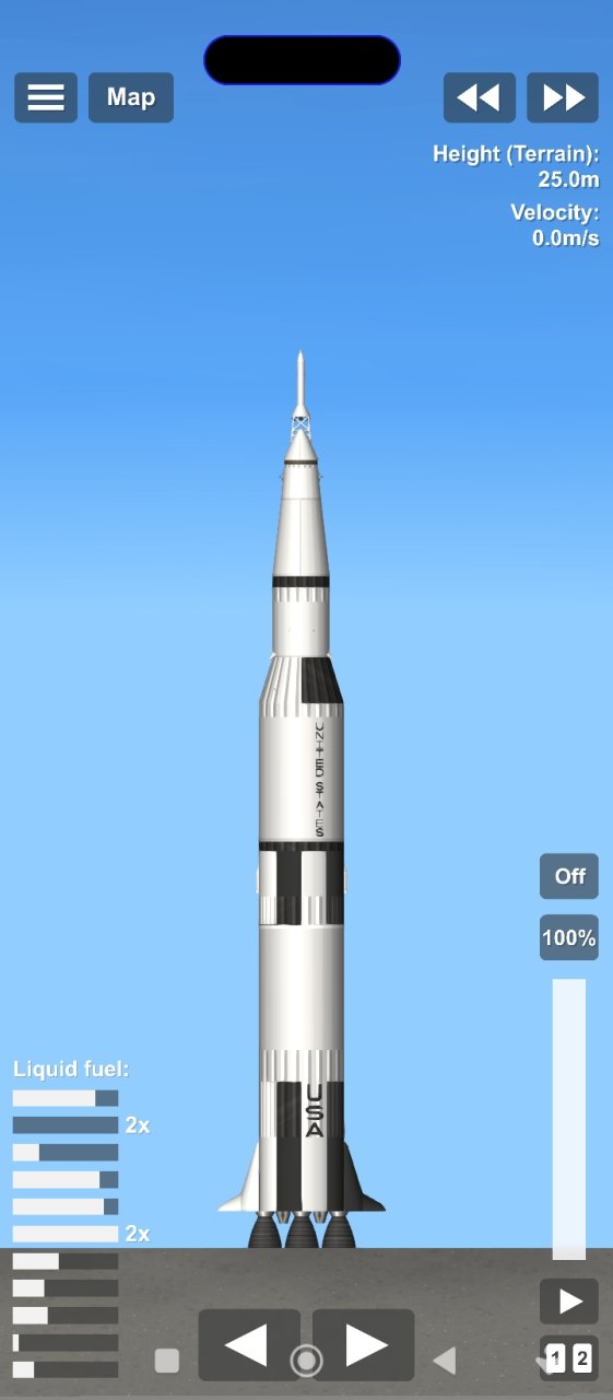Saturn V mini Spaceflight Simulator