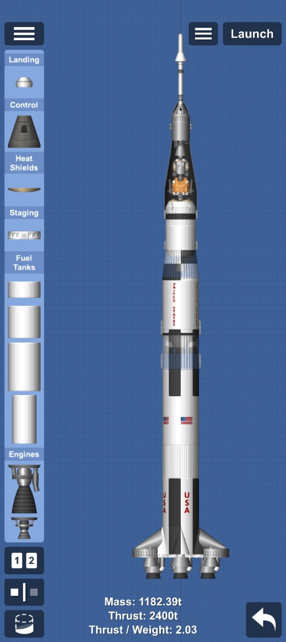 Saturn V New Spaceflight Simulator