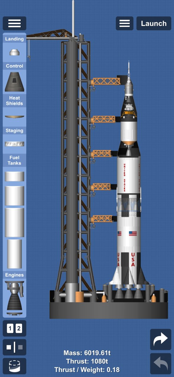 Saturn V for Spaceflight Simulator