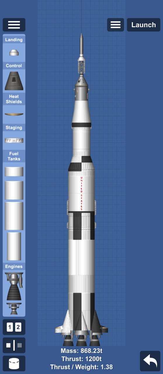 Saturn V Spaceflight Simulator