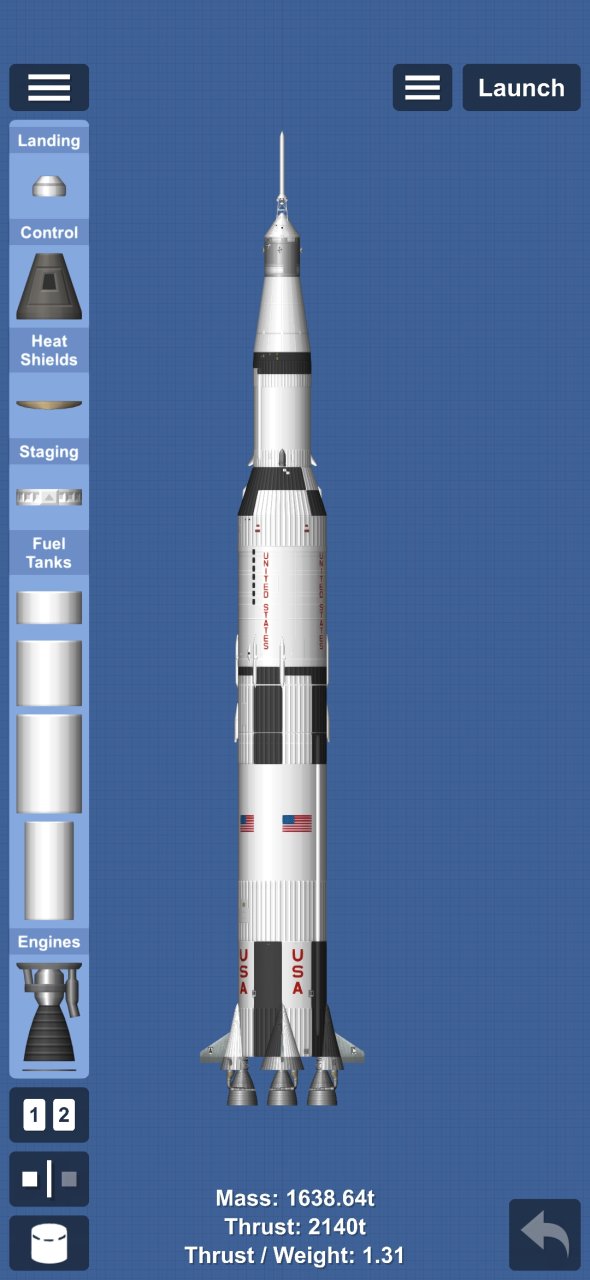 Saturn V  (read desc) Spaceflight Simulator