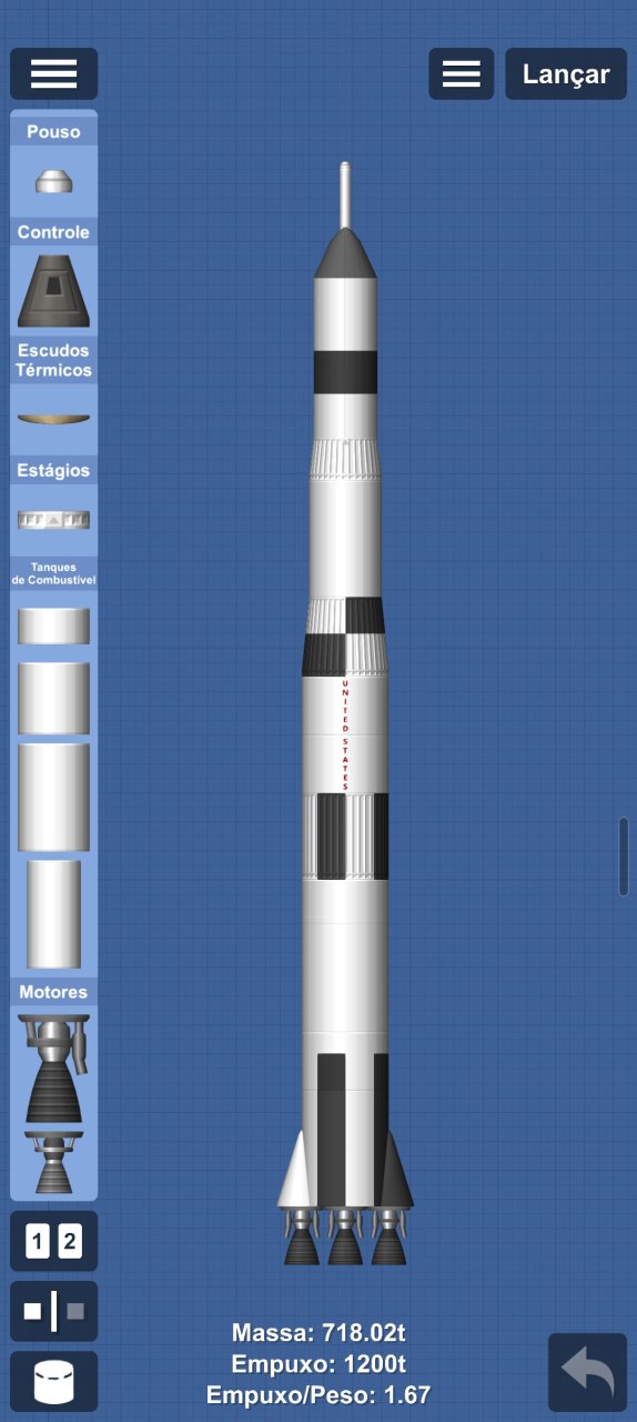 saturn v rocket Spaceflight Simulator