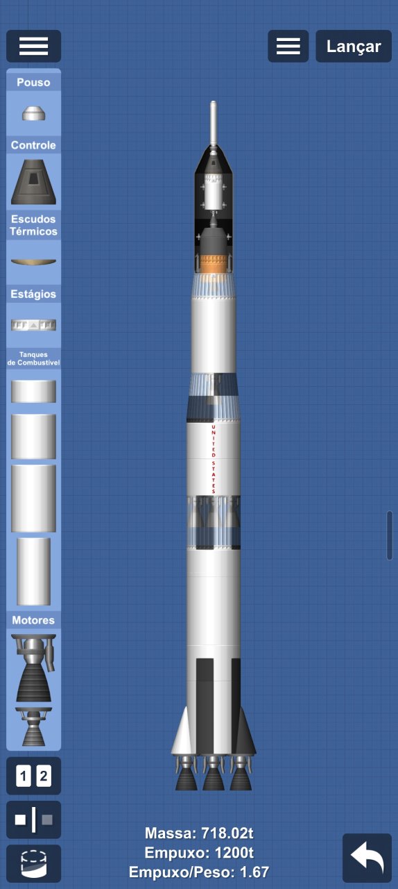 saturn v rocket Spaceflight Simulator