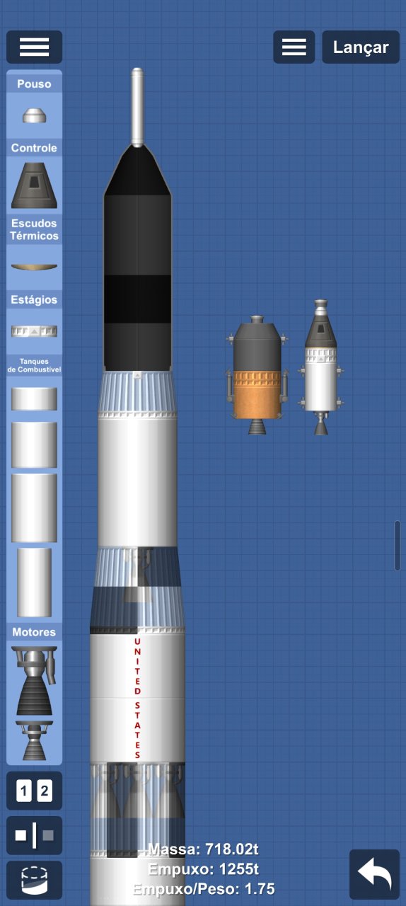 saturn v rocket Spaceflight Simulator