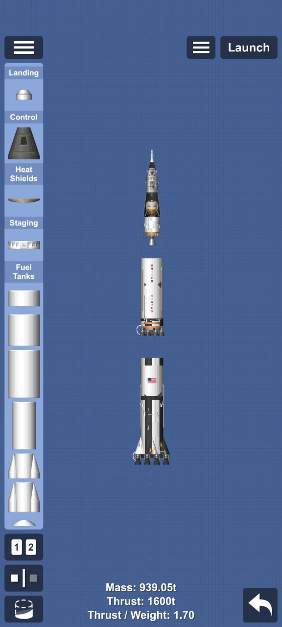 Saturn V Simplicity Spaceflight Simulator